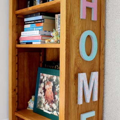 Decoupage some letters for a quick project