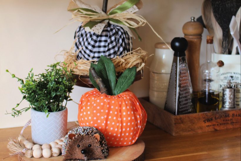Pumpkins are not just for Halloween! Or for pumpkin pie recipes! They are such fun to have as part of your autumn decor. Can't find any white or orange pumpkins in the shops? No problem! You can make your own. These budget DIY toilet roll pumpkins are the absolute easiest to make. No carve, no glue, no mess! And how cute is this idea to bring some autumn colour into your home? Check out how you can make your own. #pumpkin #halloween #fall #autumn decor