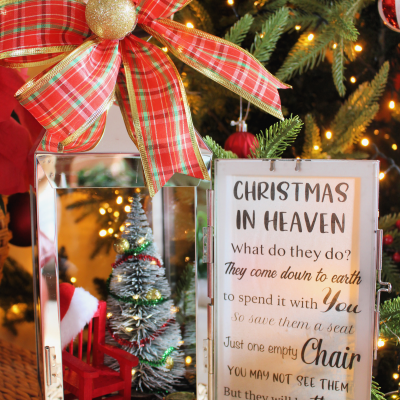 How to make your own Christmas in Heaven lantern
