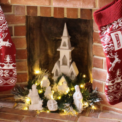 My Christmas Nativity set make-over