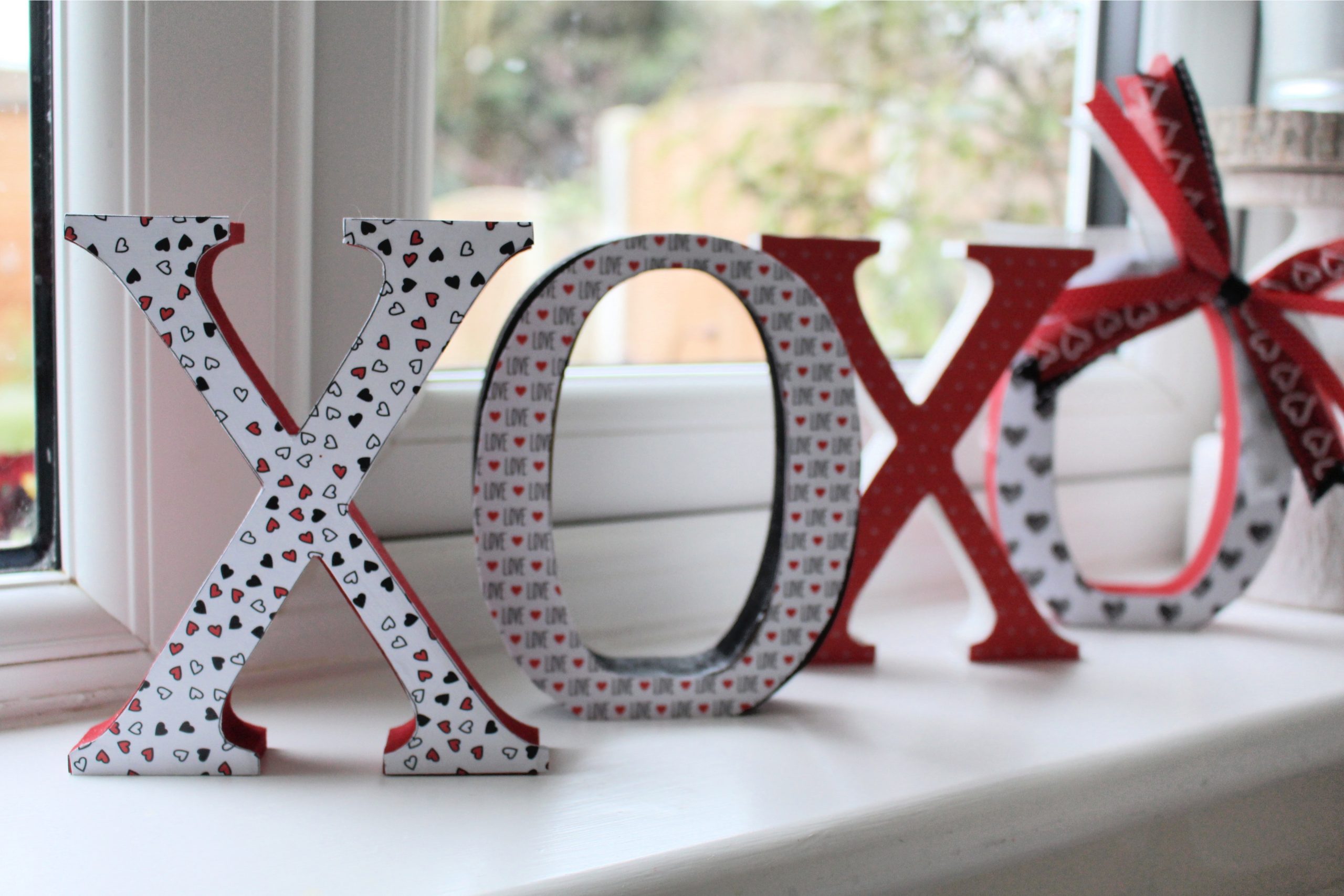 XOXO Valentine Mod Podge project