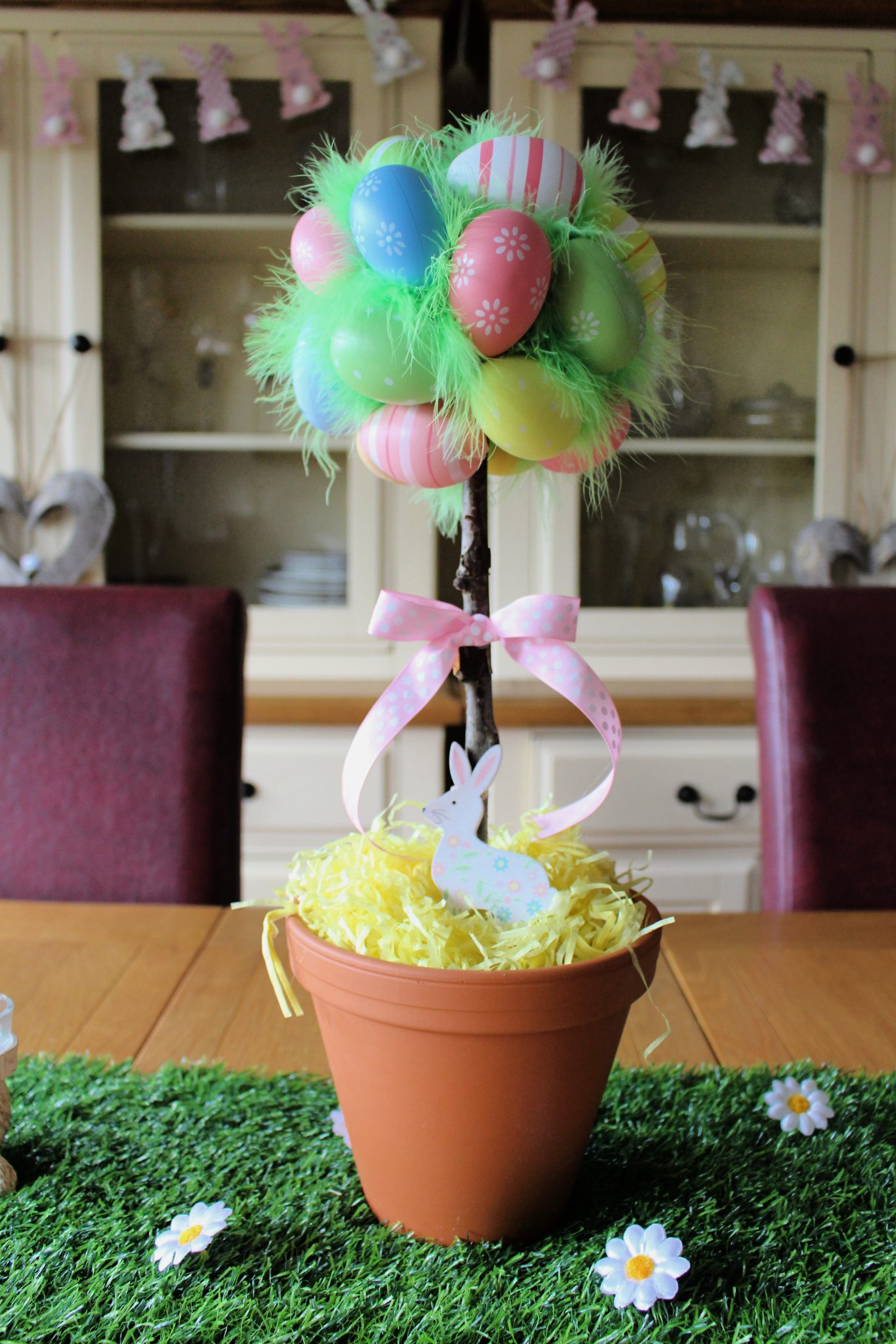 Make your own Easter Topiary Centrepiece Once a Duckling
