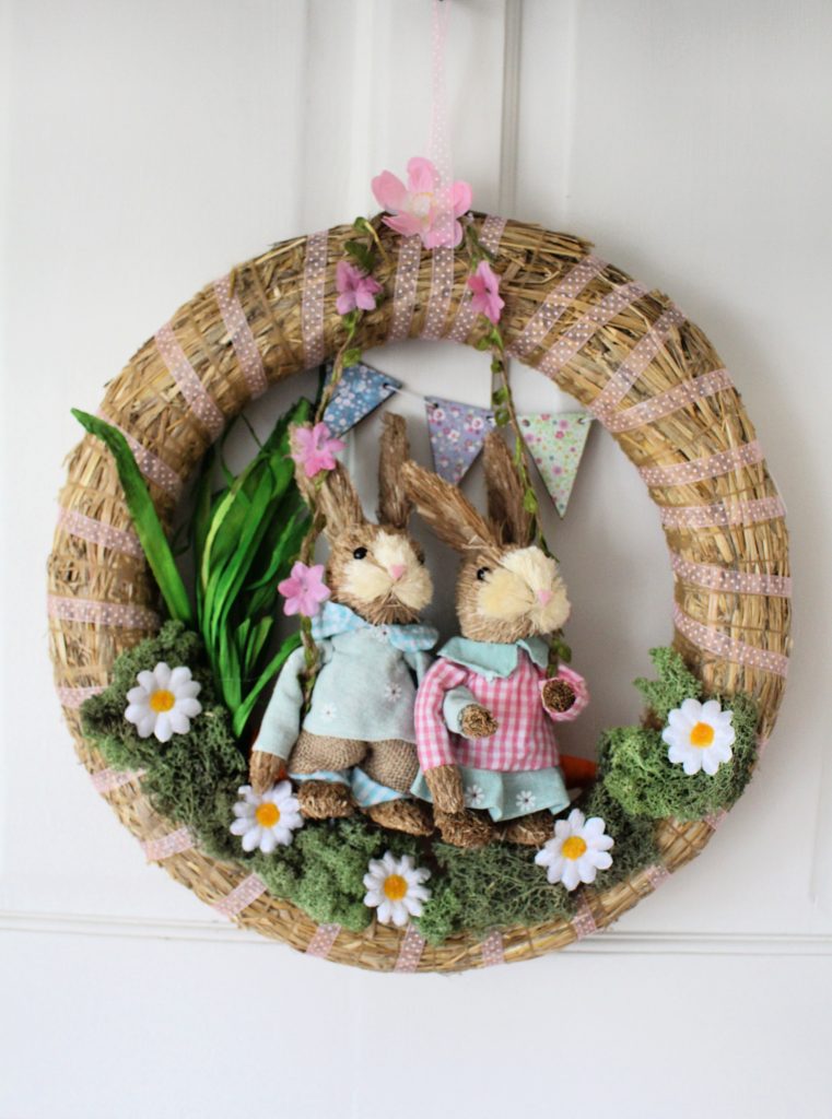 Spring wreath | Easter Wreath | Country Vibe | Natural wreath | wreath craft | DIY wreath #easter #springcraft #springdecor