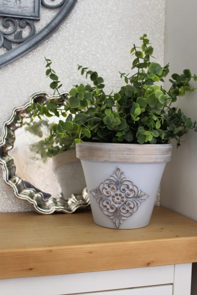 WoodUbend terracotta planter makeover